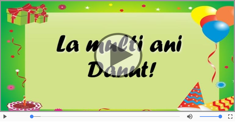Cantec de la multi ani pentru Danut!