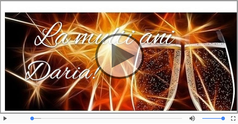 Cantec de la multi ani pentru Daria!