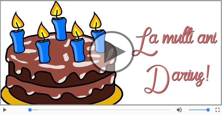 It's your birthday, Darius! La multi ani!