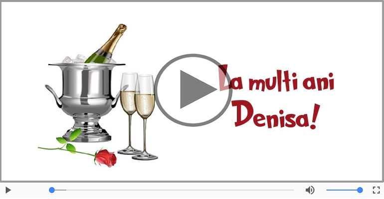 La multi ani, Denisa! Happy Birthday Denisa!