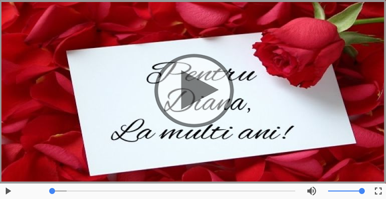 La multi ani, Diana!