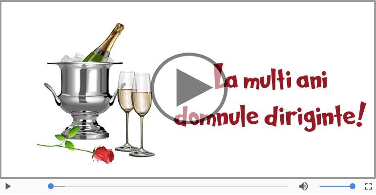 La multi ani, Domnule diriginte! Happy Birthday Domnule diriginte!