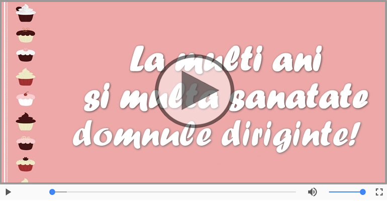 La multi ani, Domnule diriginte!