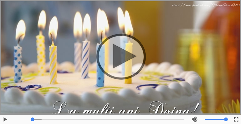 Felicitare muzicala - Happy Birthday Doina!