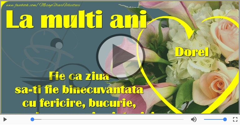 Multi ani traiasca de ziua de nastere pentru Dorel!