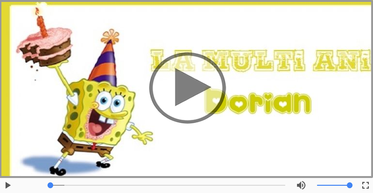 It's your birthday, Dorian! La multi ani!