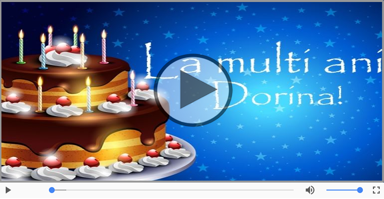 La multi ani, Dorina!