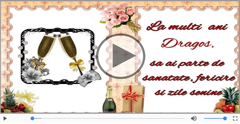 Felicitare muzicala - Happy Birthday Dragos!