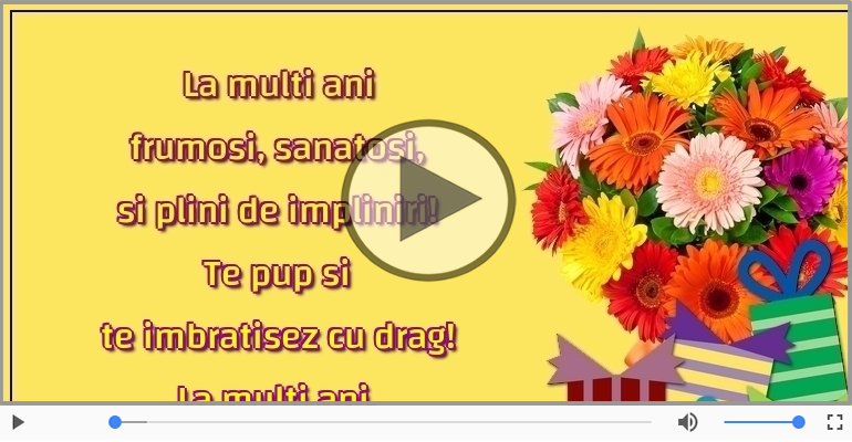 La multi ani, Dragos!