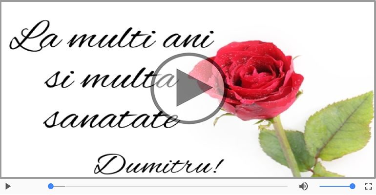 La multi ani, Dumitru!