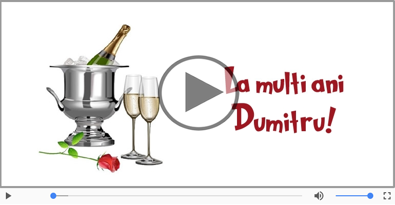Felicitare muzicala - Happy Birthday Dumitru!