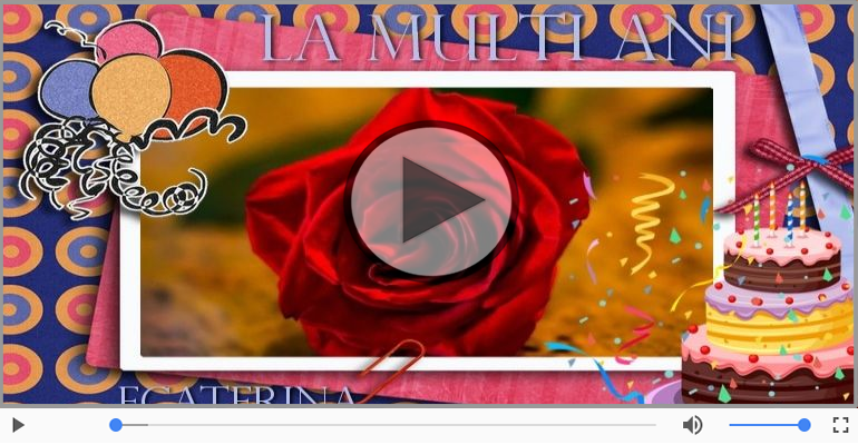 Happy Birthday to you, Ecaterina!