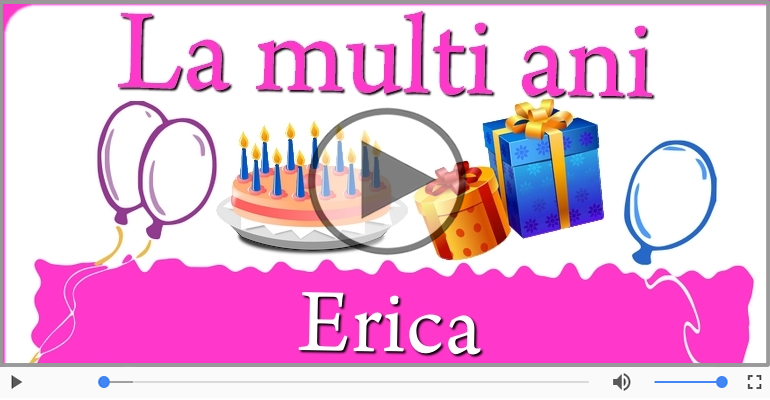 Happy Birthday Erica!