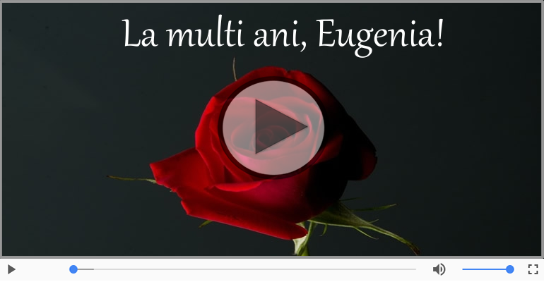 Happy Birthday to you, Eugenia!