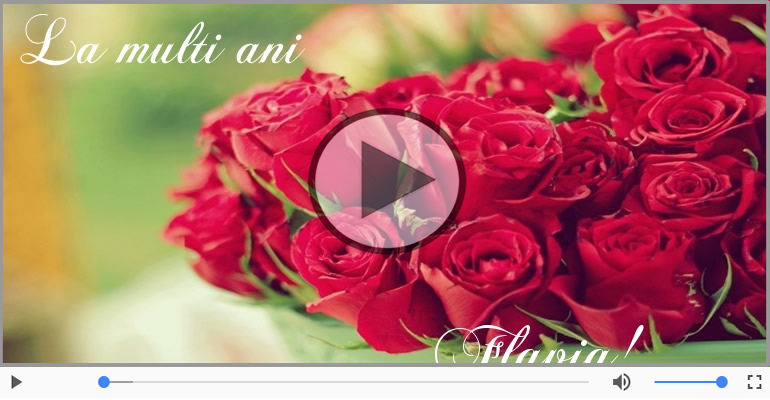 Felicitare muzicala de zi de nastere - La multi ani, Flavia!