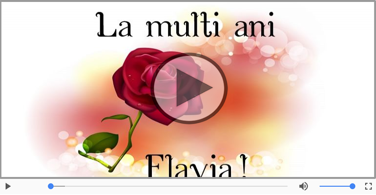 La multi ani, Flavia!