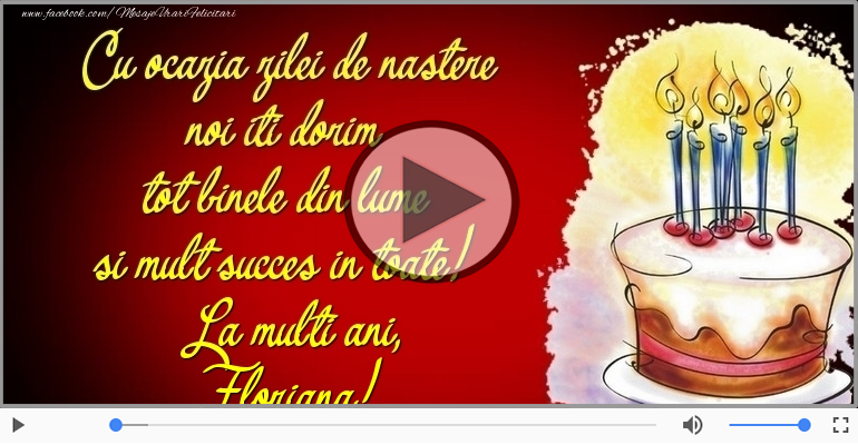 Tort - La multi ani, Floriana!