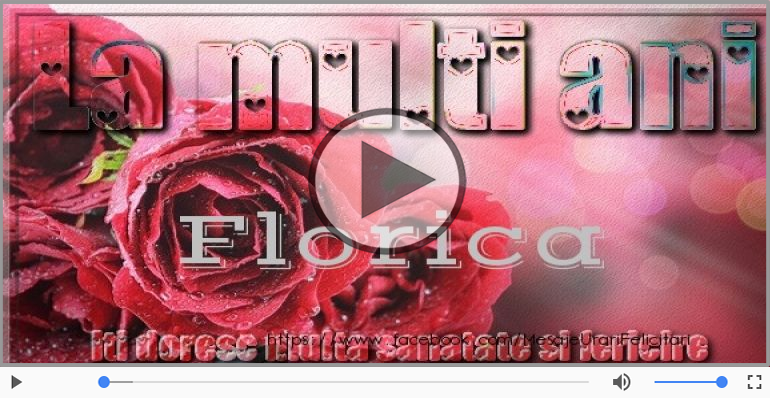 La multi ani cu sanatate, Florica!