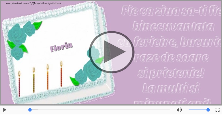 La multi ani, Florin!