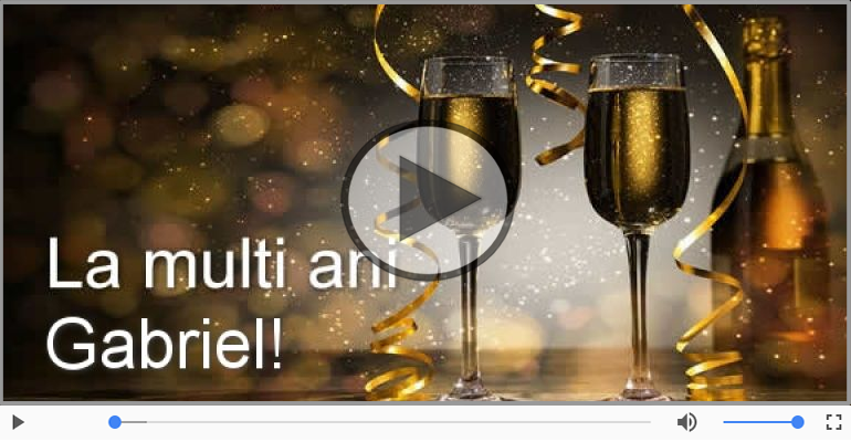 La multi ani, Gabriel!