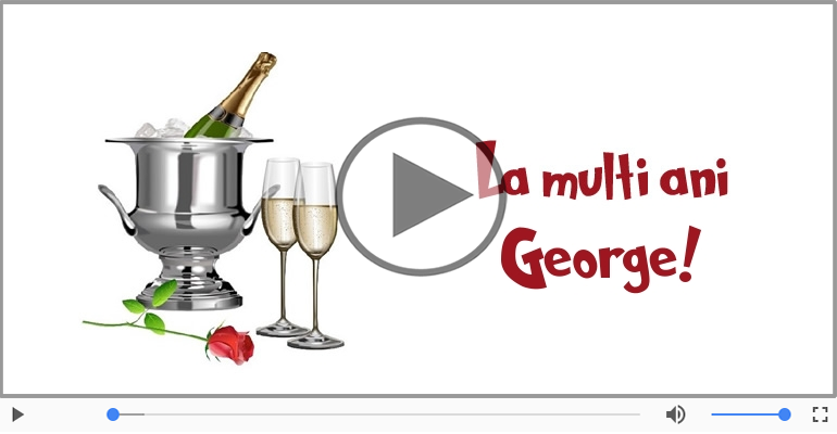 La multi ani, George! Happy Birthday George!