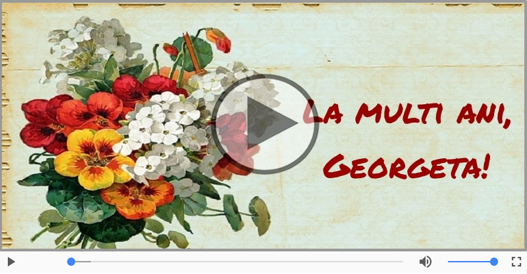 La multi ani, Georgeta!