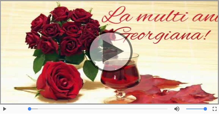 La multi ani, Georgiana!