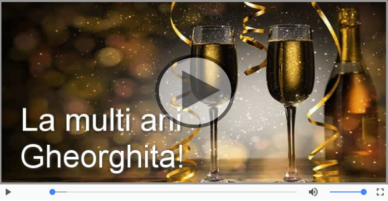 Multi ani traiasca de ziua de nastere pentru Gheorghita!