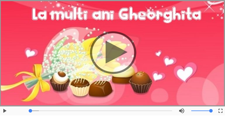 It's your birthday, Gheorghita! La multi ani!