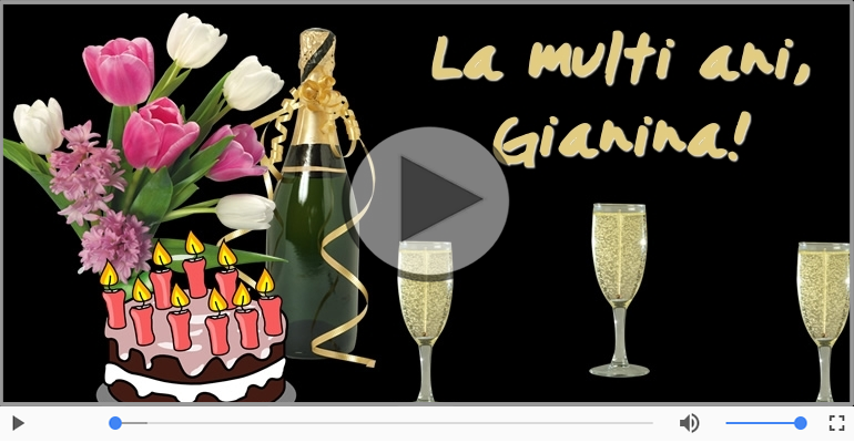 La multi ani, Gianina!