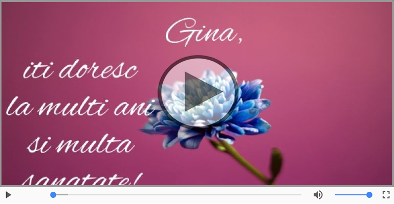 La multi ani, Gina!