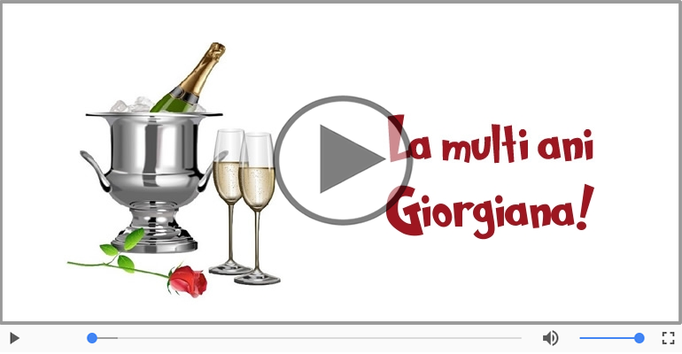 Happy Birthday Giorgiana!