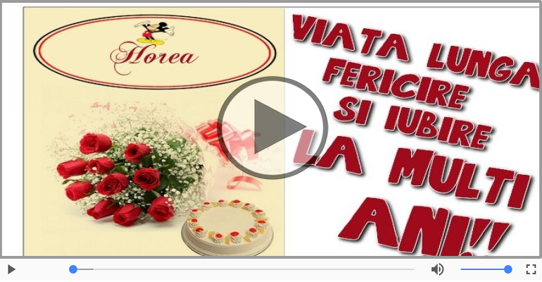 Cantec de la multi ani pentru Horea!