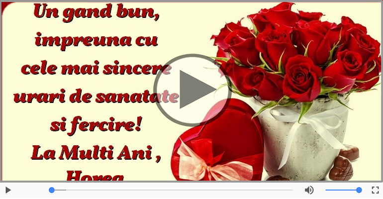 La multi ani, Horea!