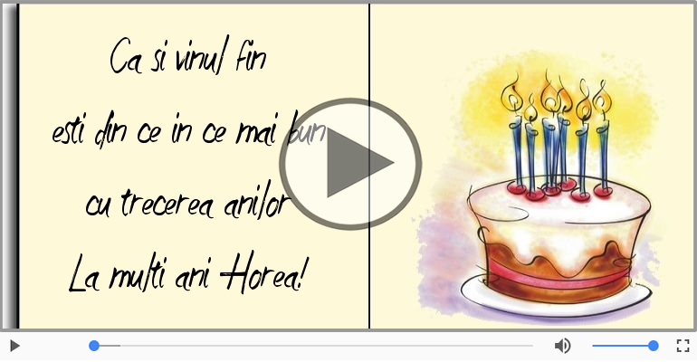 La multi ani, Horea! Happy Birthday Horea!