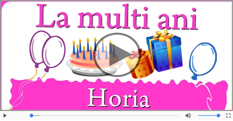 La multi ani cu sanatate, Horia!