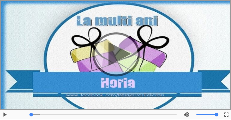 La multi ani, Horia!