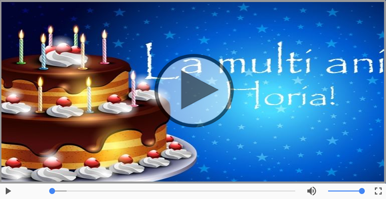 Felicitare muzicala - Happy Birthday Horia!