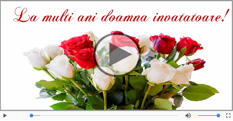 Happy Birthday to you, Doamna invatatoare!