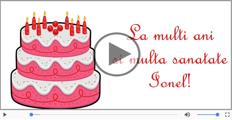 La multi ani, Ionel!