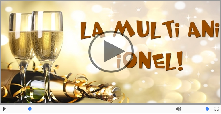 It's your birthday, Ionel! La multi ani!