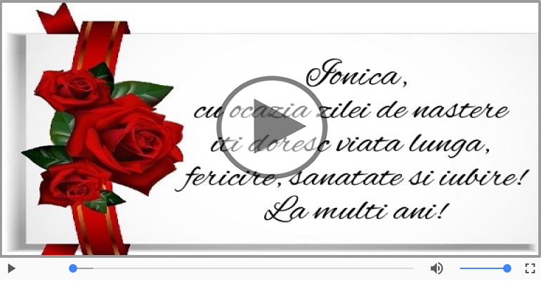 La multi ani, Ionica!