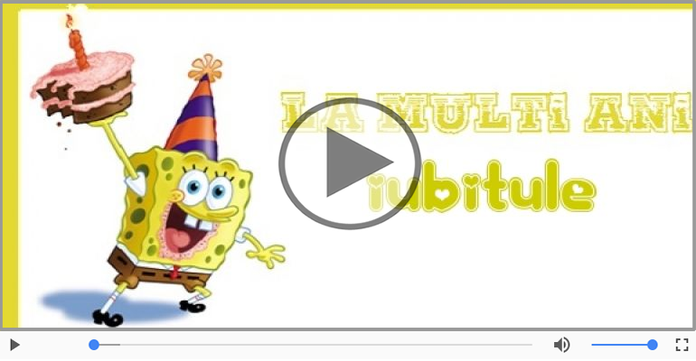 La multi ani cu sanatate, Iubitule!