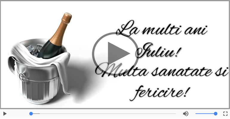 It's your birthday, Iuliu! La multi ani!