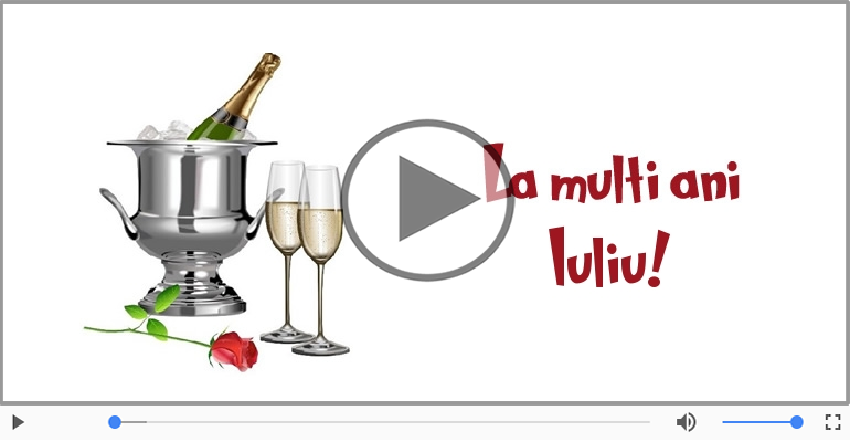 La multi ani, Iuliu! Happy Birthday Iuliu!