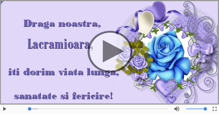 Happy Birthday to you, Lacramioara!