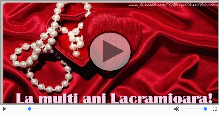 La multi ani, Lacramioara!