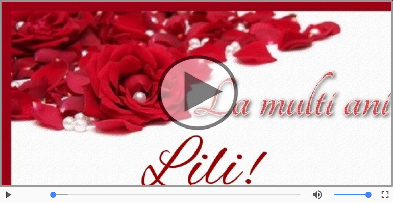 La multi ani, Lili!