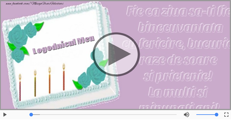 Cantec de la multi ani pentru Logodnic!