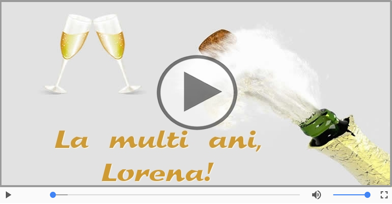 Multi ani traiasca de ziua de nastere pentru Lorena!